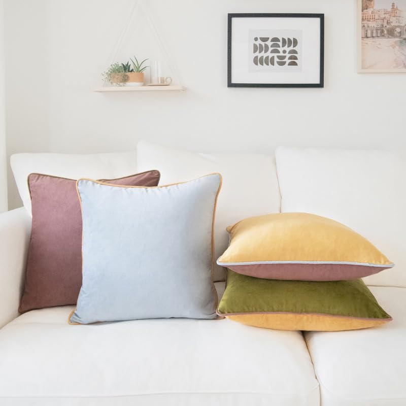 Decorative Throw Pillow Covers Cushion Cases (4 Count)