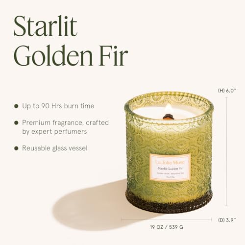 Starlit Fir Pine Scented Candles for Home (19.4 Ounce)