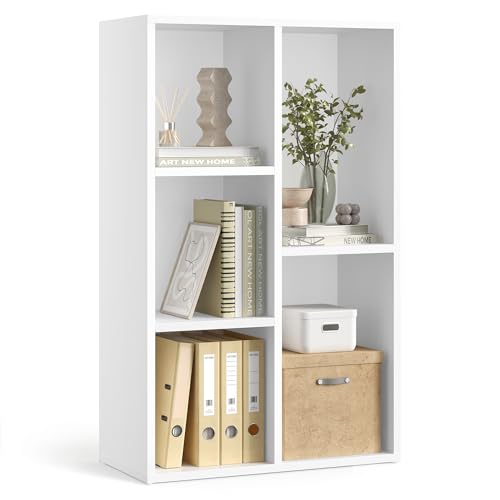 Bookshelf 5 Cubes Storage Organizer