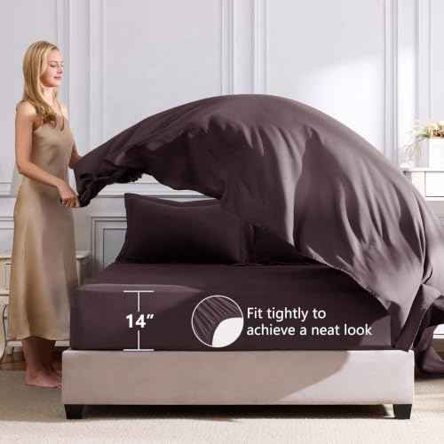 Twin XL Comforter Set Cocoa Powder