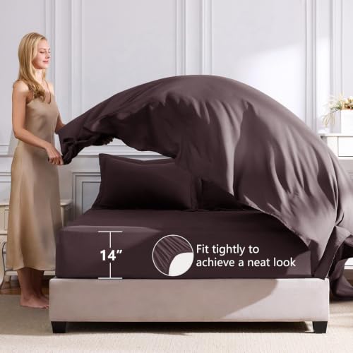 Queen Comforter Set Cocoa Powder