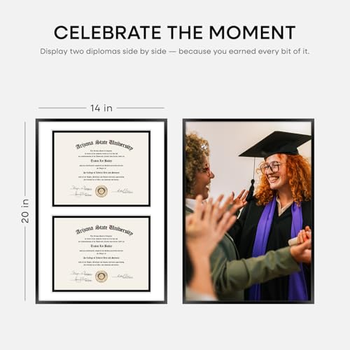 14x20 Black Diploma Frame (3 Count)