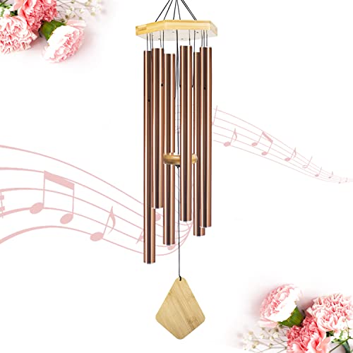Memorial Wind Chimes 36 inch Deep Tone Copper Gift Patio Porch Home Yard