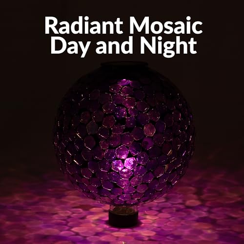 Sunnydaze Solar Gazing Ball for Garden