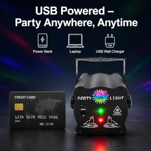 Party Lights Indoor Projector Disco Laser Stage Lamp