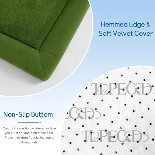 Baby Play Mat for Floor Nursery Muscle Area Rug Playroom Rug 65"x50" Elastic Foam 1.3" Thick Crawling Mat for Babies