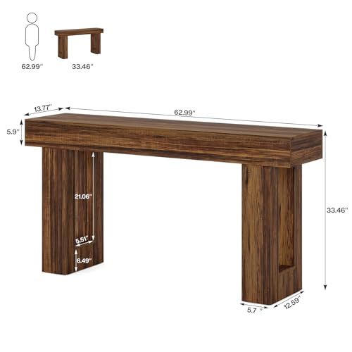 63 Inch Long Console Table