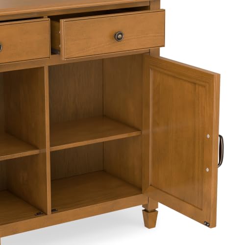 Connaught 40" Solid Wood Cabinet in Light Golden Brown