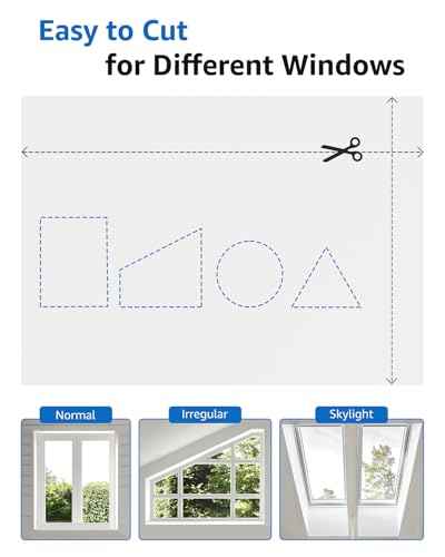 Blackout Curtains for Bedroom 75"x57" Portable No Drill Black Out Curtains with Heat