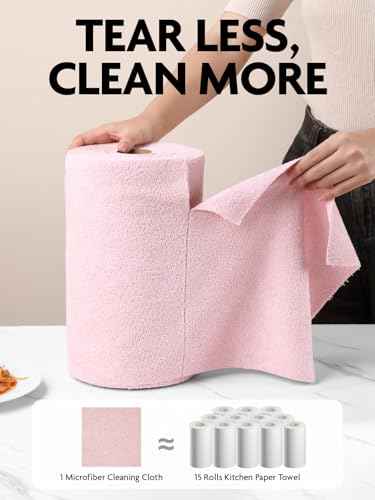 Microfiber Cleaning Cloth Rolls (150 Count)