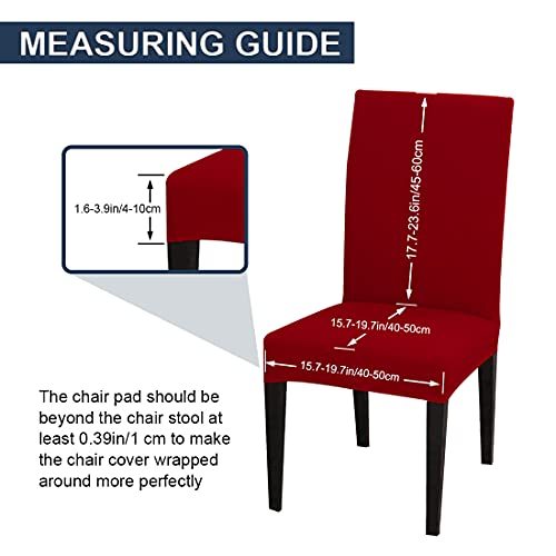 8 Pcs Dining Chair Slipcover