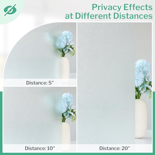 Frosted Glass Window Privacy Film (9.56 Sq Ft)