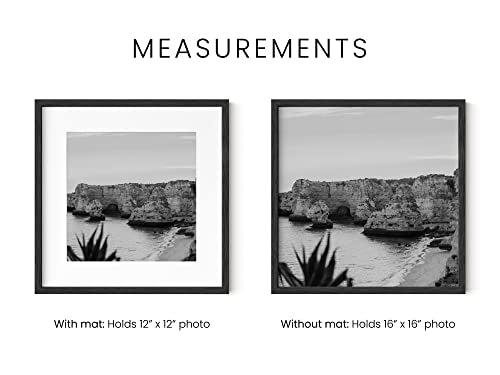 Black Oak Wood 16x16 Picture Frames