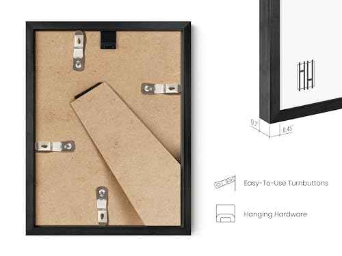 6x8 Black Metal Picture Frames