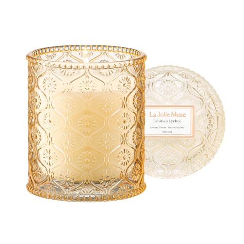 Tahitian Lychee Scented Candle for Home (6 Ounce)