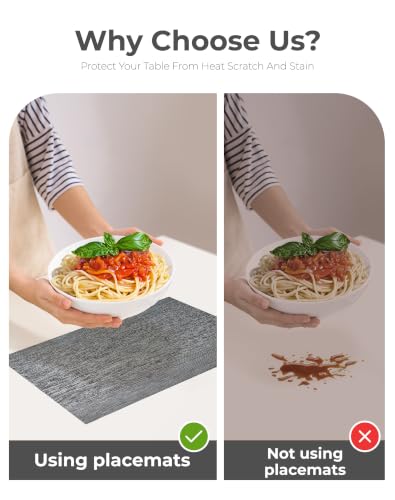 Grey Placemats (6 Count)