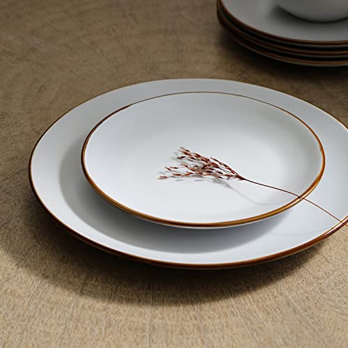 Brasa Stoneware 16 Piece Modern Dinnerware Sets
