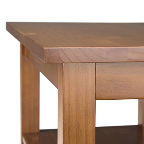 Warm Shaker 20" End Tables in Light Golden Brown