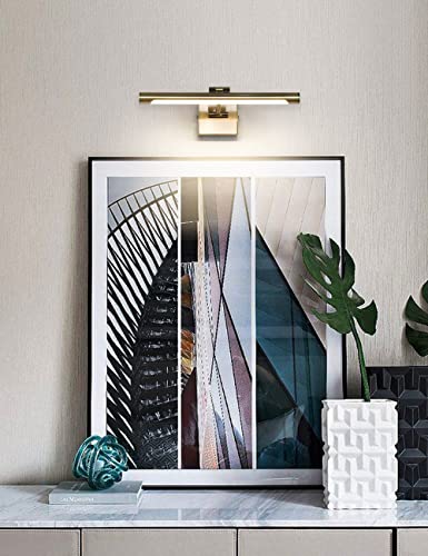 LED Picture Lights for Paintings Bronze Finish 16.53" Long Swing Arm Display Wall Art Light 7W Gallery Hallway Lighting Over Pictures
