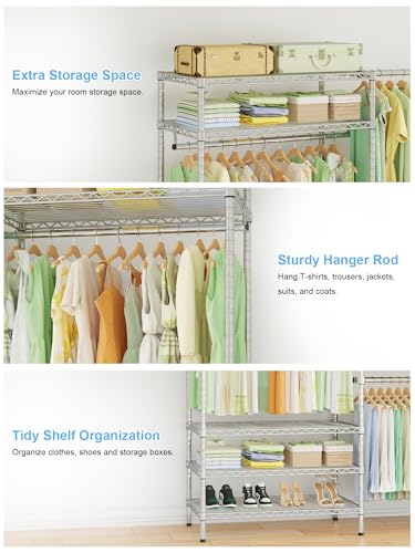 E11 Heavy Duty Garment Rack