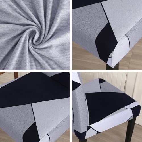 Pattern Chair Covers for Dining Room Set of 6