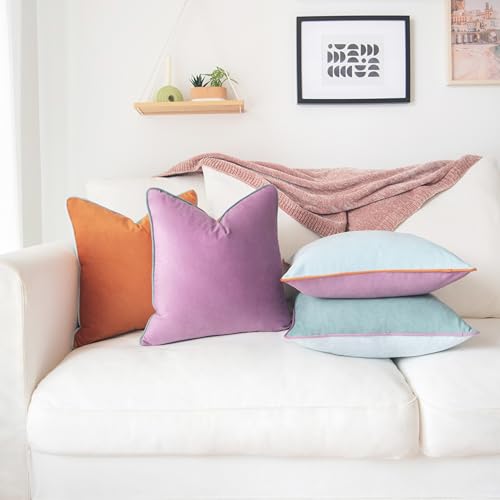 Decorative Throw Pillow Covers Cushion Cases (4 Count)