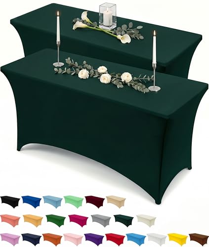 Spandex Table Cloth 2 Pack [4FT (2 Count)