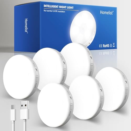 6 Pack Motion Sensor Light Indoor (6 Count)