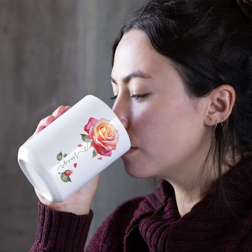 Novelty Rose Accent Cup For Girl