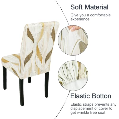Pattern Chair Covers for Dining Room Set of 2