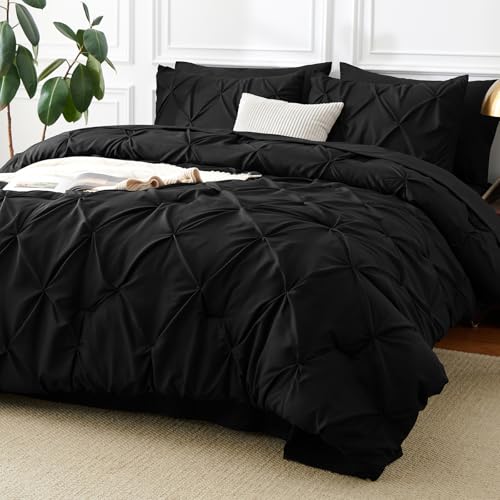 California King Comforter Set Black (7 Count)