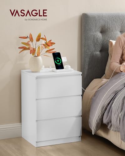 Nightstand with Charging Station