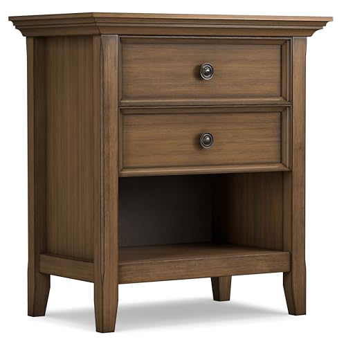 Amherst 24" Bedside Table in Rustic Natural Aged Brown