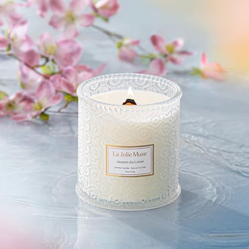 Jasmine Lotus Scented Candles for Home