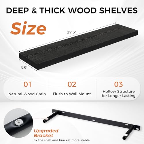 Floating Shelves for Wall (2 Count)