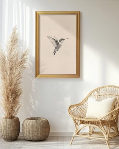 Vintage Gold Framed Wall Art for Living Room