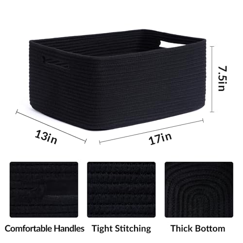 Large Storage Baskets for Organizing (4 Count)