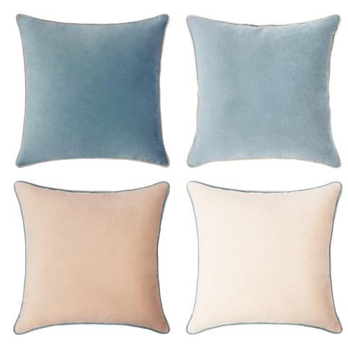 Decorative Throw Pillow Covers Cushion Cases (4 Count)