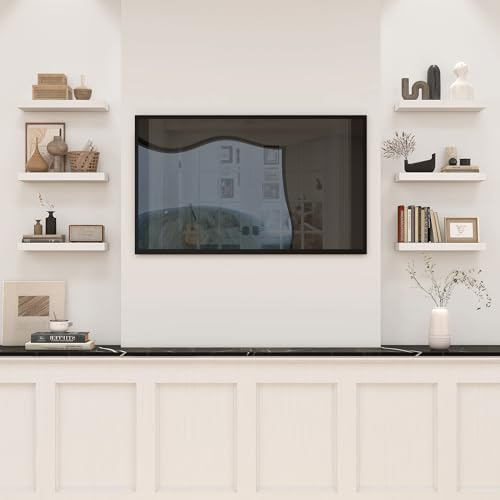 Floating Shelves 15.7" W x 10.3" D White Set of 2 (2 Count)