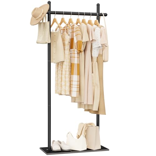 Coat Racks Freestanding with Natural Rock Base