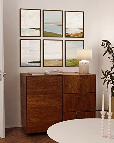 Walnut Wood 16x20 Picture Frames (9 Count)