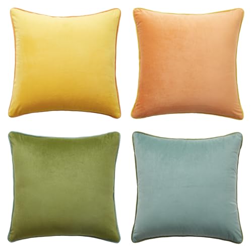 Decorative Throw Pillow Covers Cushion Cases (4 Count)