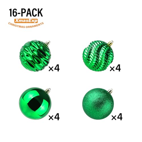 16ct Christmas Balls Ornaments (24 Count)