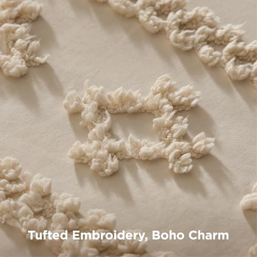 Tufted Boho Comforter Set Full Size