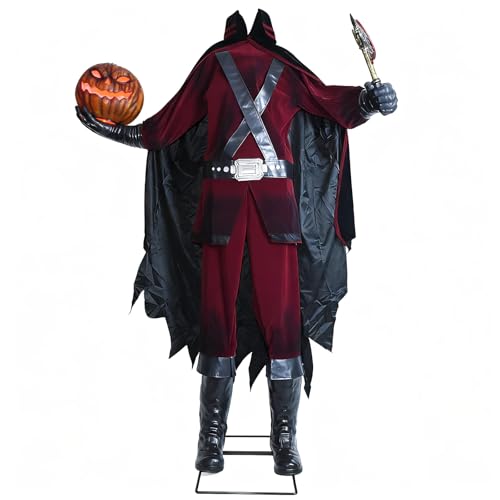 Animatronic Halloween Decorations Headless Warrior 6.2ft
