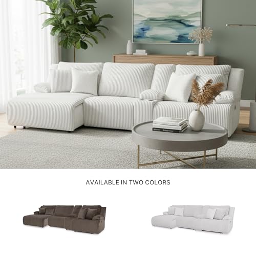 4 Piece Reclining Sectional with Chaise (4 Count)