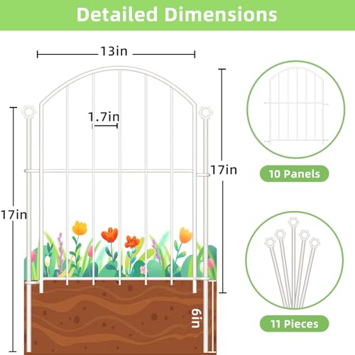 Decorative Garden Fence (17 Sq Ft)