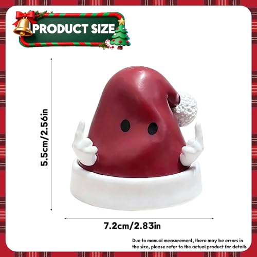 Christmas Santa Hat Figurine