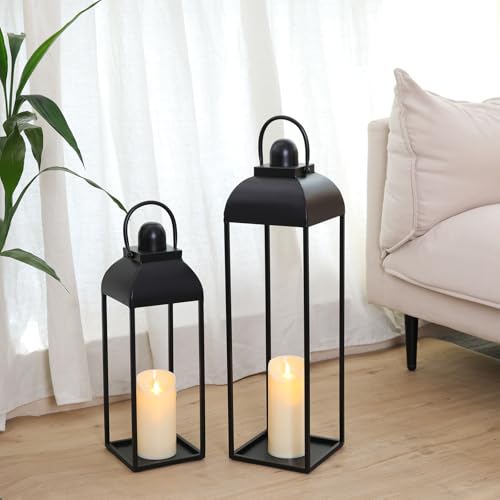 25'' 19'' Lanterns Decorative Outdoor Indoor (2 Count)