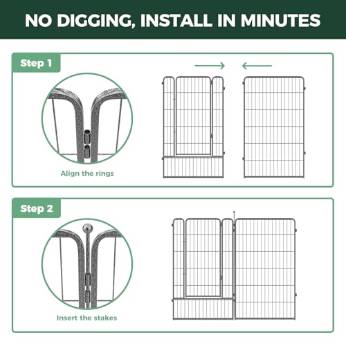 No Dig Garden Fence